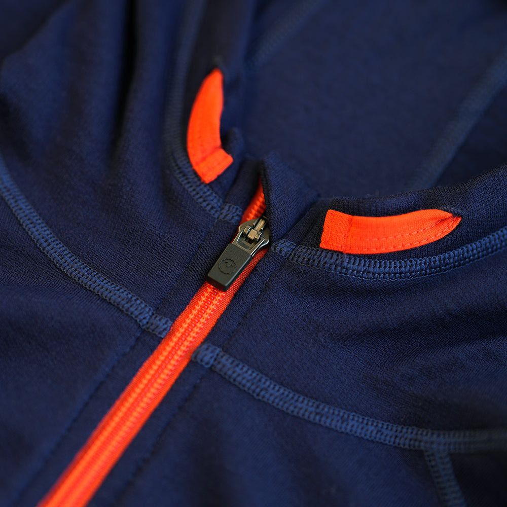 Isobaa | Mens Merino 260 Casual Hoodie (Navy) | The best in warmth and versatility: Isobaa 260gm midweight Merino wool hoodie.