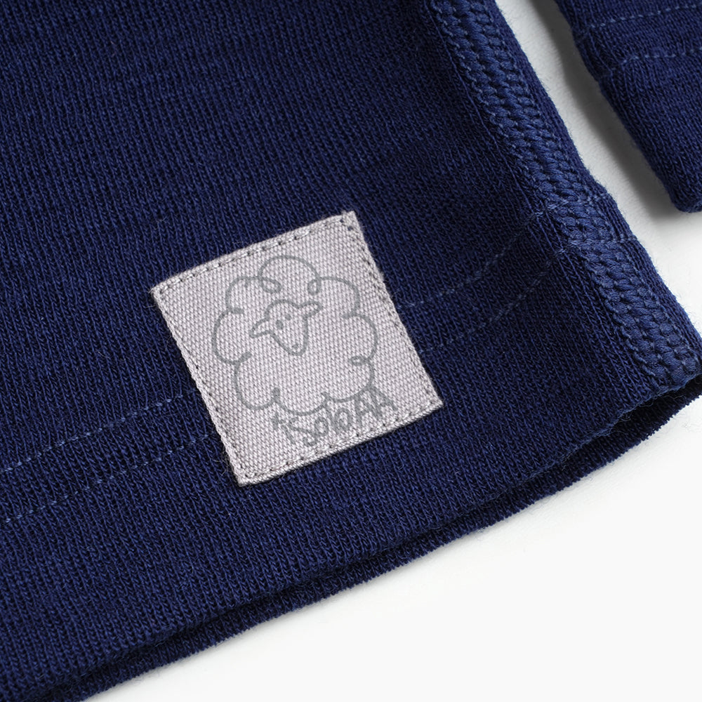 Kids Snicket Merino 200 Long Sleeve Crew (Navy)