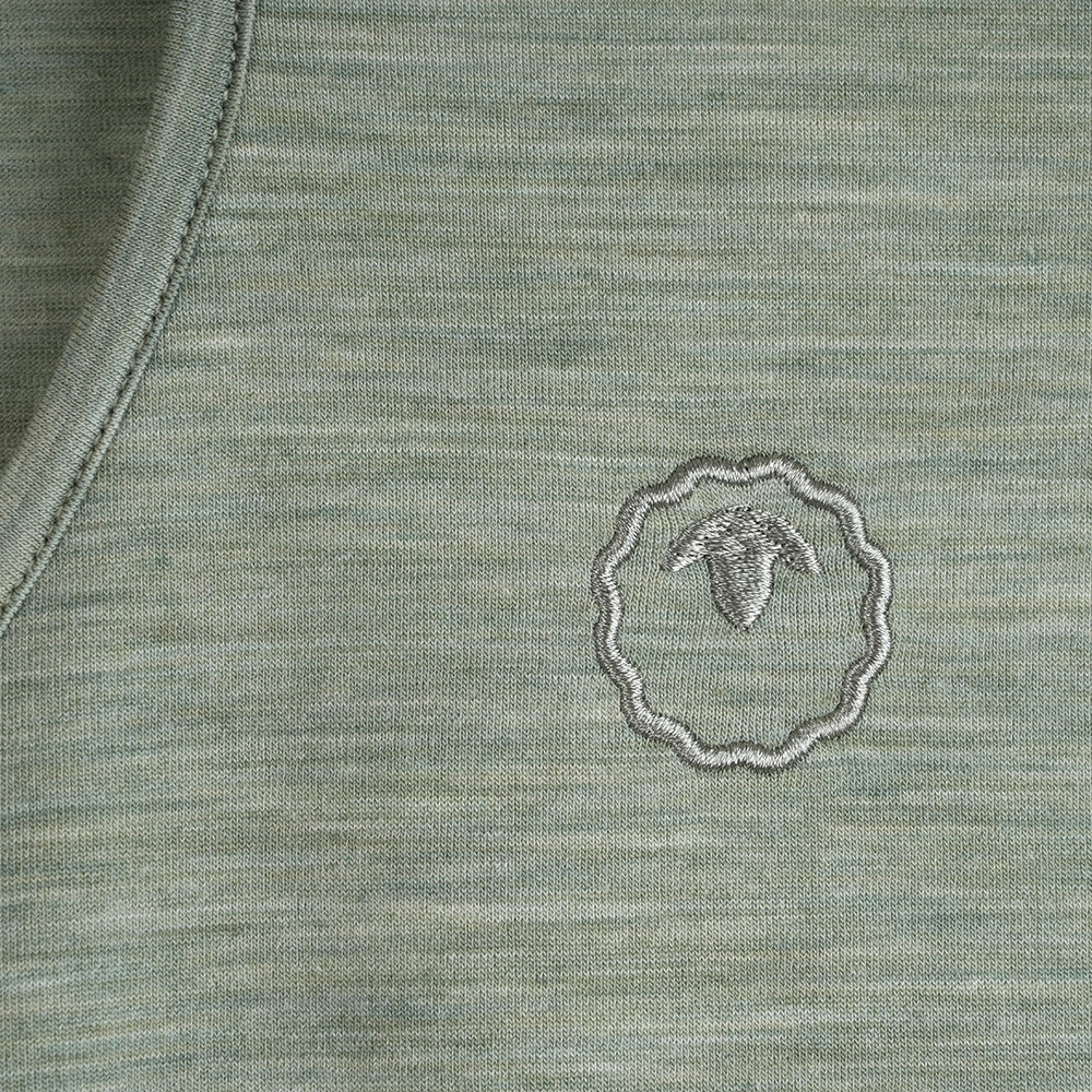 Mens Merino Blend 125 Ultrafine Racer Vest (Olive)
