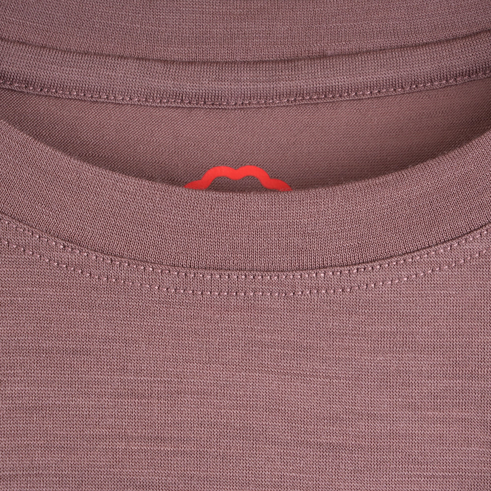 Mens Merino 150 Mountains Tee (Burlwood/Smoke)