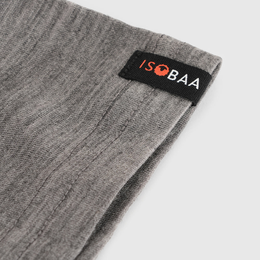 Mens Merino 150 Sketched Sunset Tee (Charcoal/Navy)