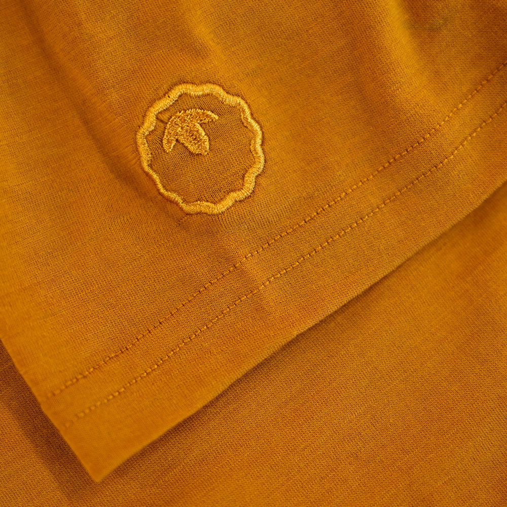 Isobaa Mens Merino 150 Short Sleeve Crew (Mustard)