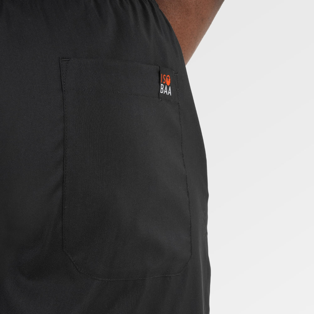 Mens Merino Active Blend Travel Shorts (Black)