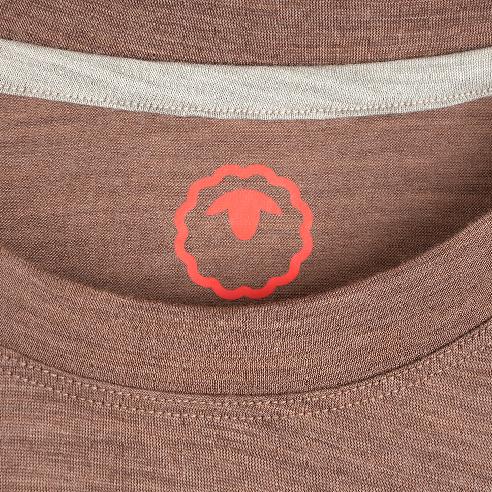 Mens Sketched Horizon Merino 150 LS Relaxed Tee (Bran)