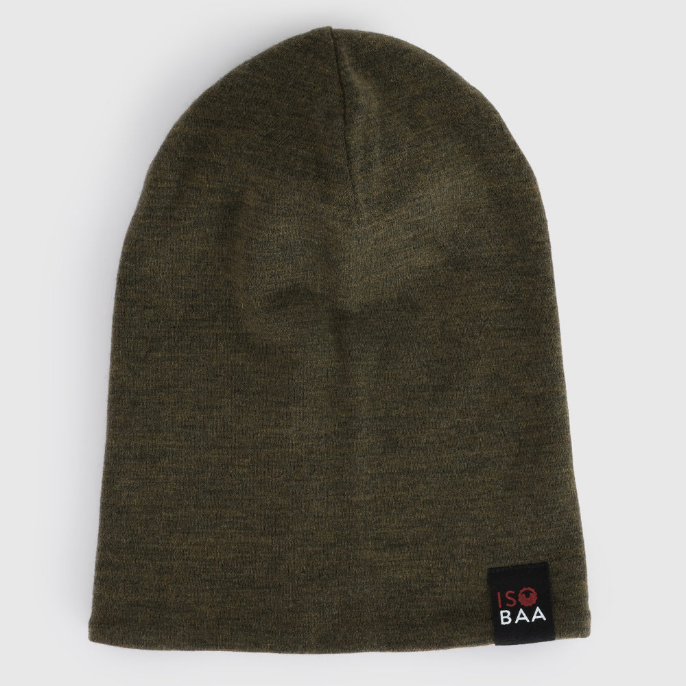 Merino 230 Beanie (Dark Olive)