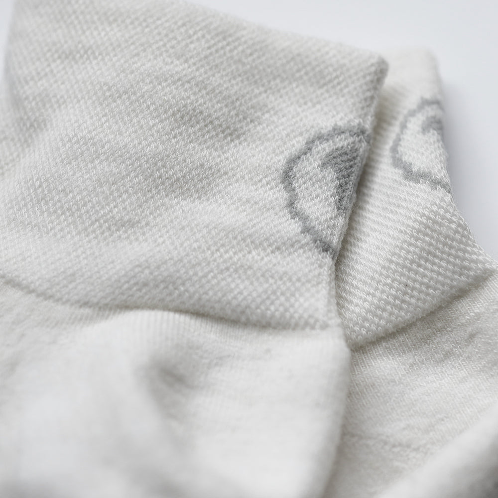 Merino Blend Sports Socken (3 Pack - White)