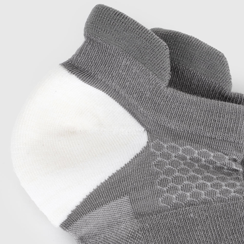 Merino Blend Trainer Socks (3 Pack - Charcoal)
