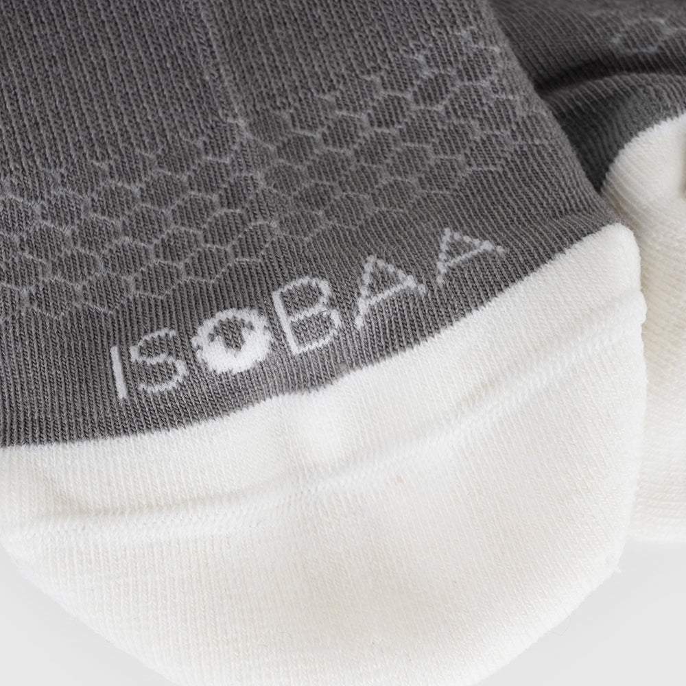 Merino Blend Trainer Socks (3 Pack - Charcoal)