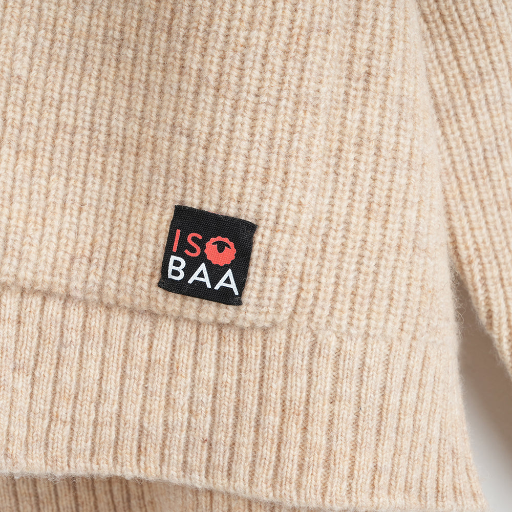 Womens Herdwick Merino Cardigan (Oatmeal)