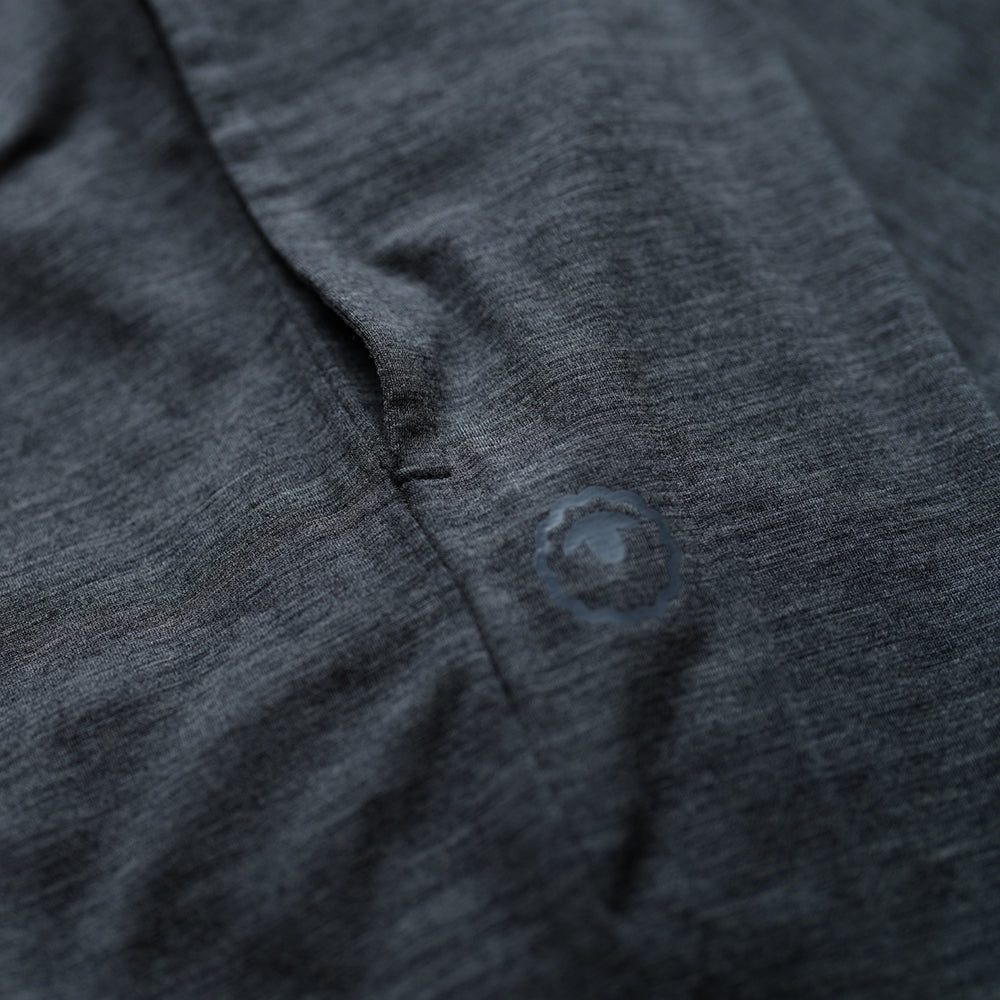 Isobaa | Mens Merino Blend 200 PJ Joggers (Smoke Melange) | Our superfine Merino blend joggers.