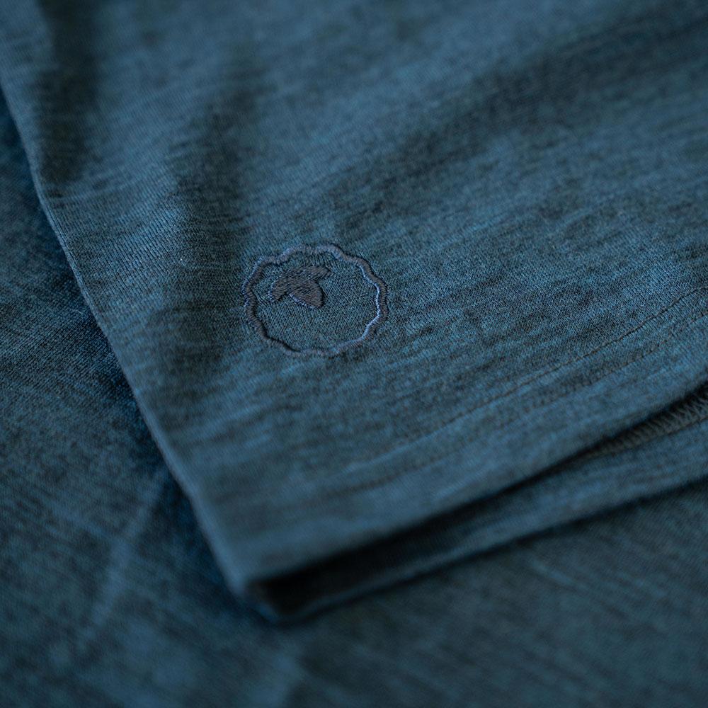 Isobaa | Womens Merino 150 V-Neck Tee (Petrol) | Embark on new adventures with Isobaa's superfine Merino V-neck Tee.