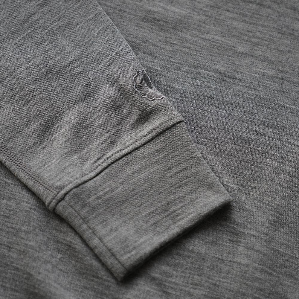Isobaa | Womens Merino 260 Lounge Sweatshirt (Charcoal) | The ultimate 260gm Merino wool sweatshirt – Your go-to for staying cosy after chilly runs, conquering weekends in style, or whenever you crave warmth without bulk.