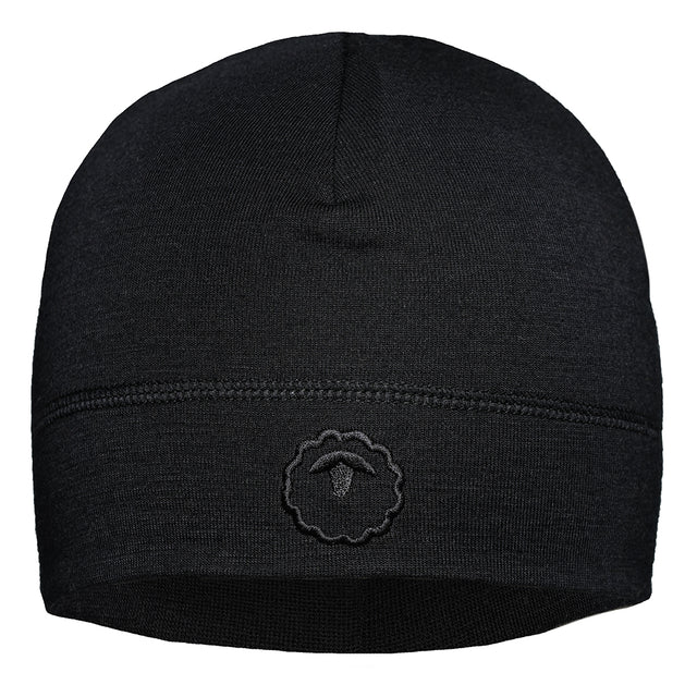 Isobaa Merino Blend 200 Sports Beanie (Black)