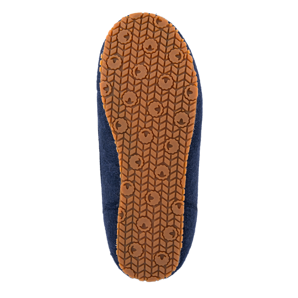 Isobaa | Merino Blend Slipper Boots (Navy) | Relax in comfort in an optimal blend of merino & polyester, offering both cosy warmth and lasting durability.
