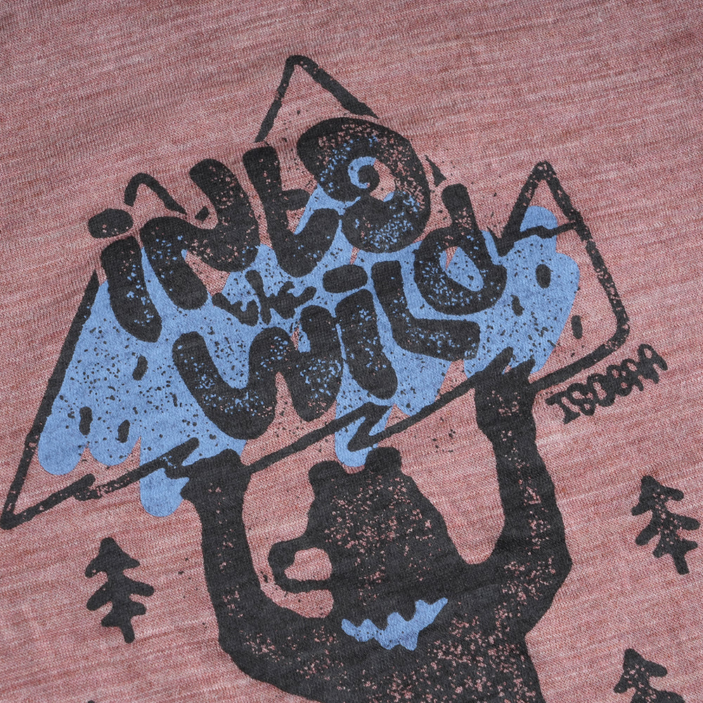 Junior Merino 150 Into The Wild LS Tee (Burlwood)