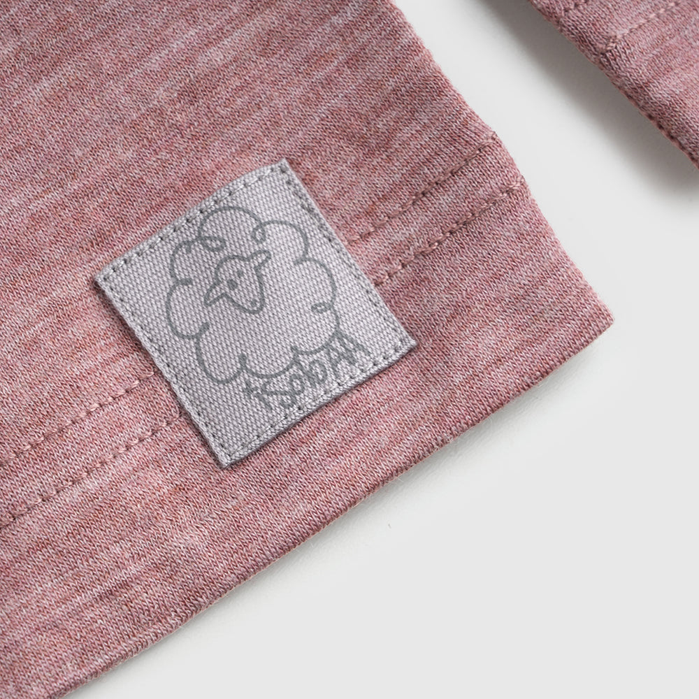 Junior Merino 150 Into The Wild LS Tee (Burlwood)