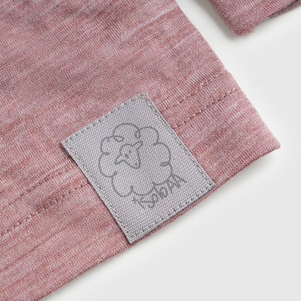Junior Merino 150 Natures Time Out LS Tee (Burlwood)