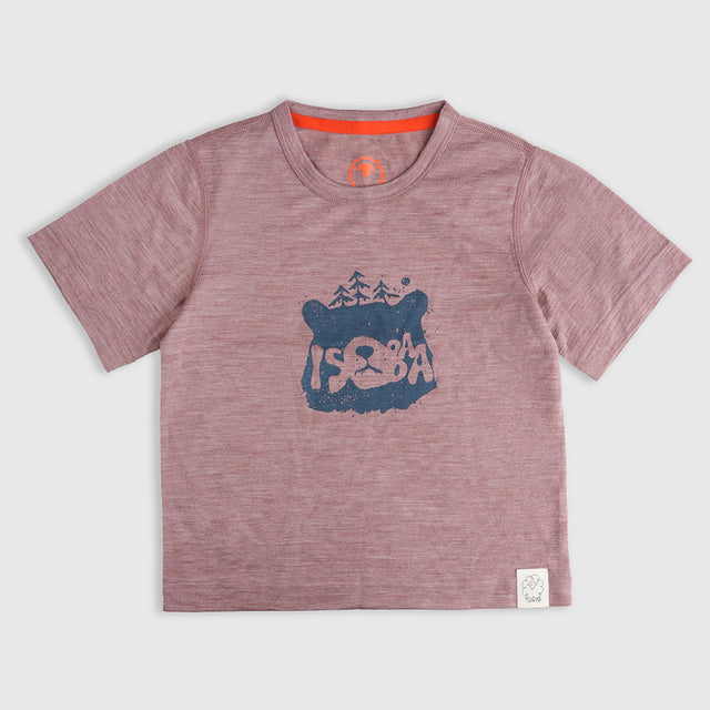 Kids Merino 150 Forest Buddy SS Tee (Burlwood)