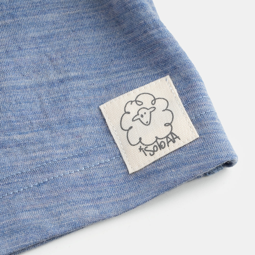 Kids Merino 150 Forest Buddy SS Tee (Sky)
