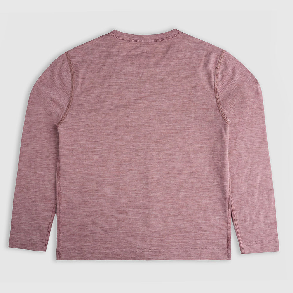Kids Merino 150 Natures Time Out LS Tee (Burlwood)