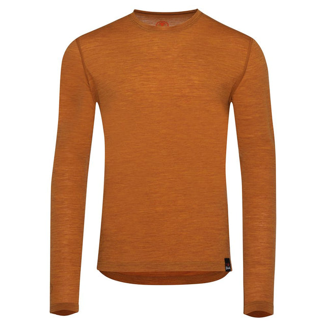 Mens 120 Ultrafine LS Crew (Spice)