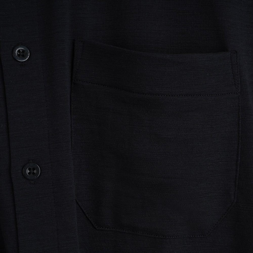 Mens Merino Blend 125 Ultrafine SS Shirt (Black)