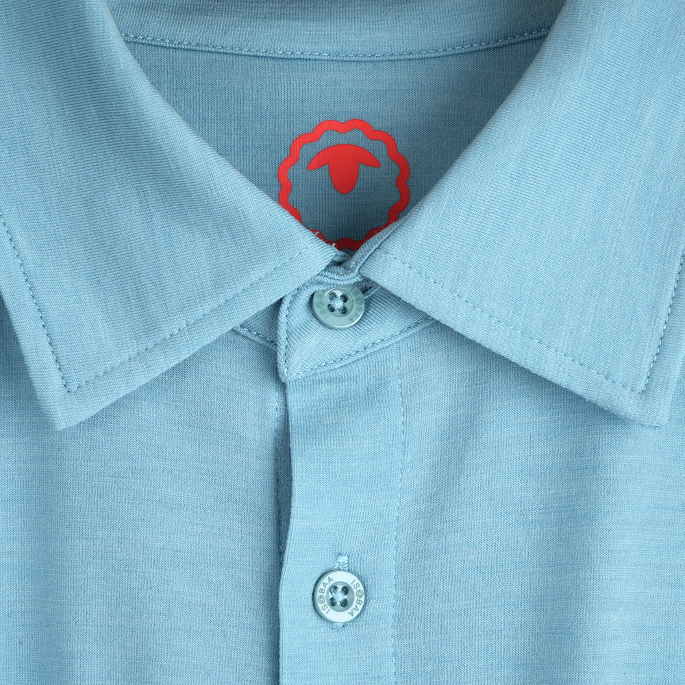 Mens Merino Blend 125 Ultrafine SS Shirt (Lagoon)