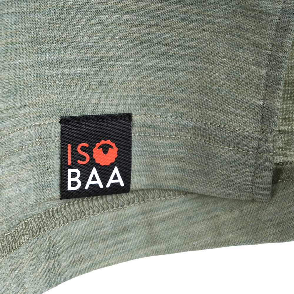 Mens Merino Blend 125 Ultrafine SS Shirt (Olive)