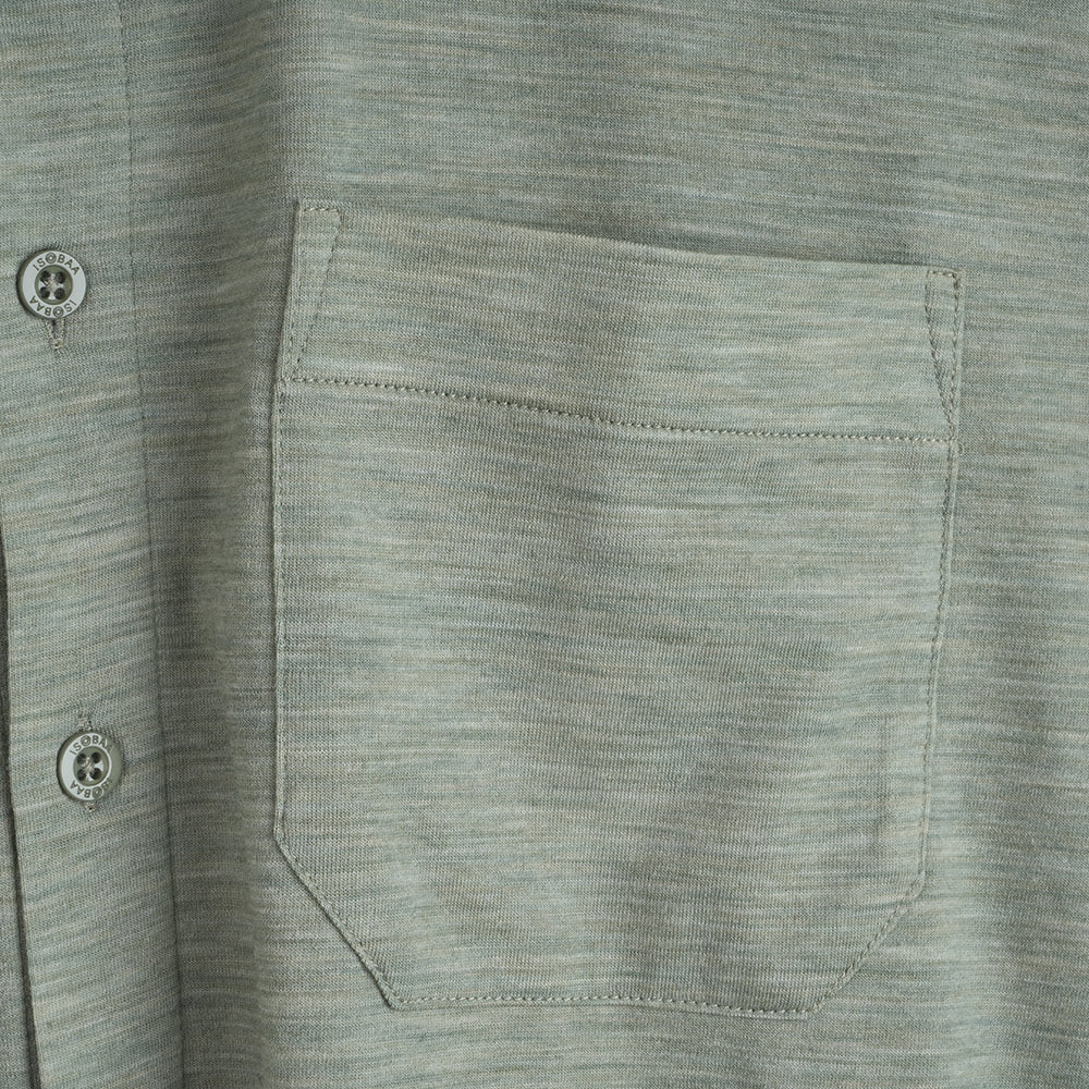 Mens Merino Blend 125 Ultrafine SS Shirt (Olive)