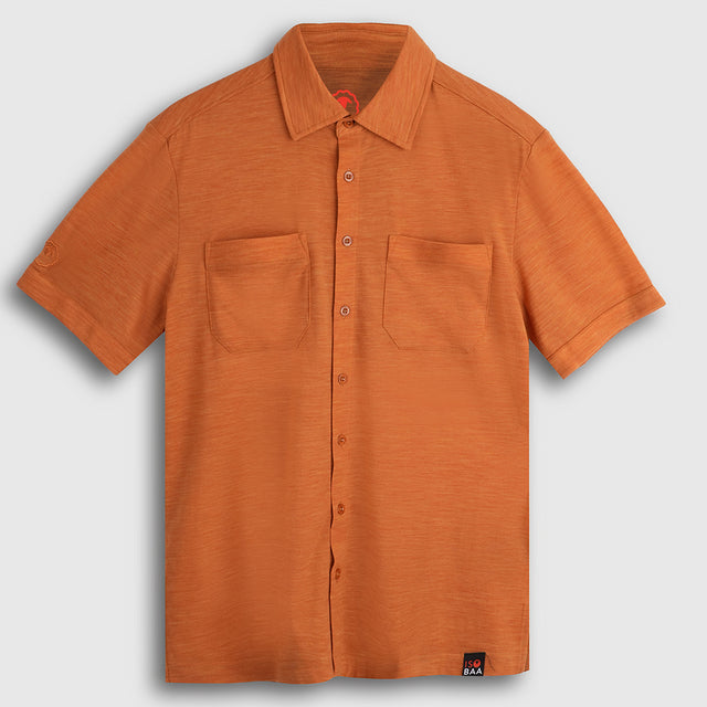 Mens Merino Blend 125 Ultrafine SS Shirt (Spice)
