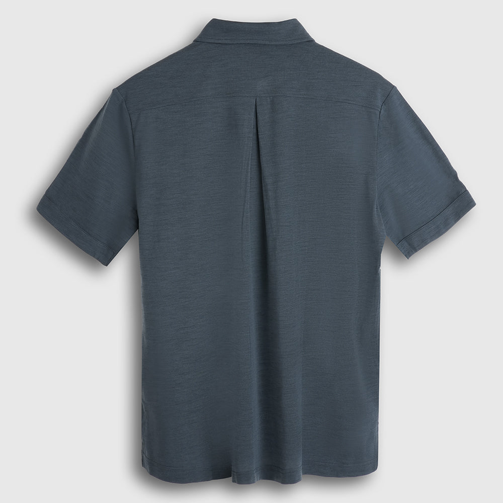 Mens Merino Blend 125 Ultrafine SS Shirt (Turbulence)