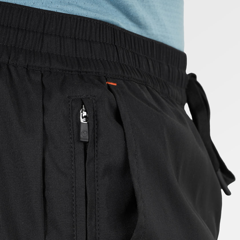Mens Merino Active Blend Travel Shorts (Black)