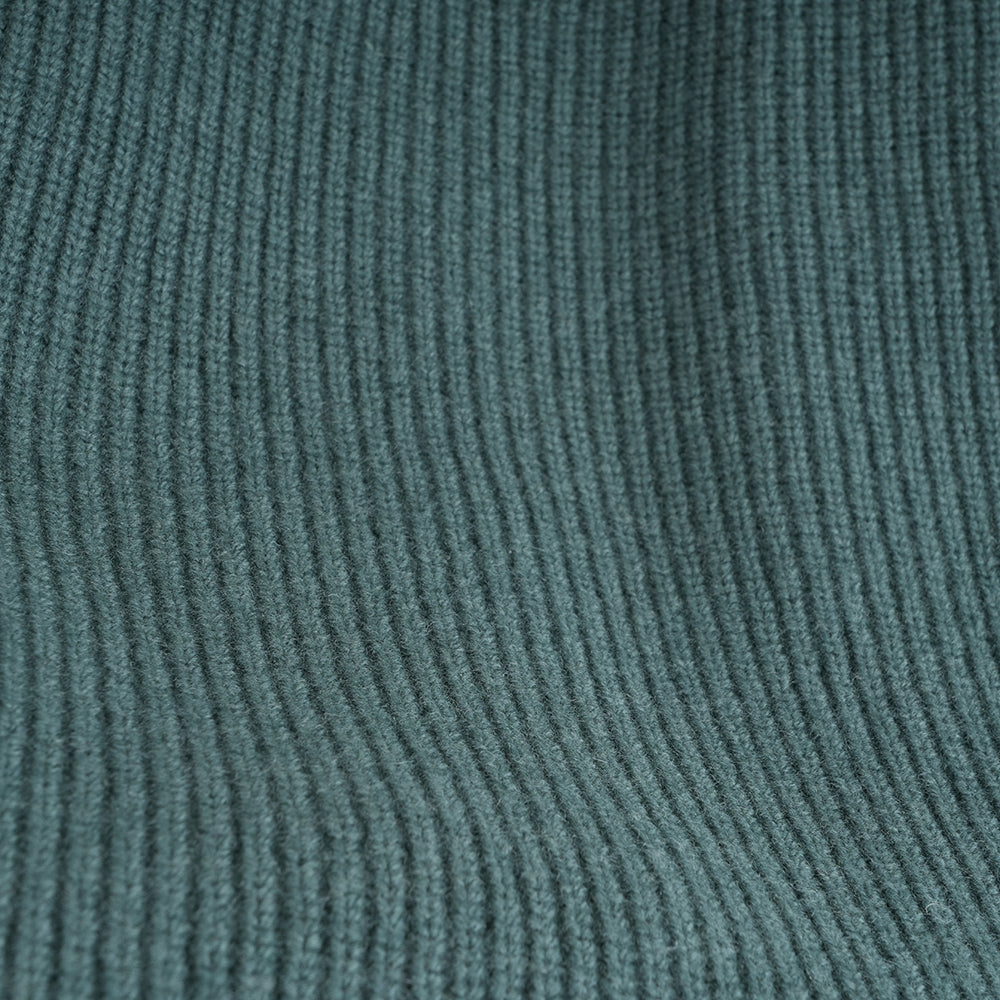 Mens Herdwick Merino Half Zip Sweater (Sea Green)