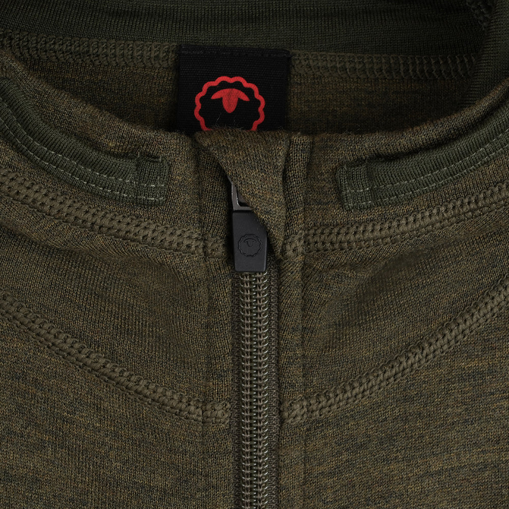 Mens Merino 260 Casual Hoodie (Dark Olive)