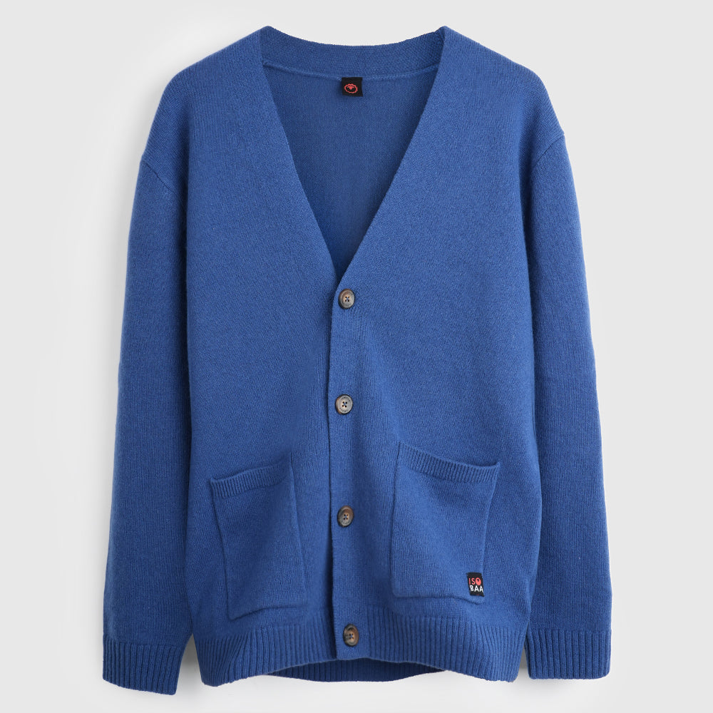 Cardigan en mérinos Mens Rove (Denim)
