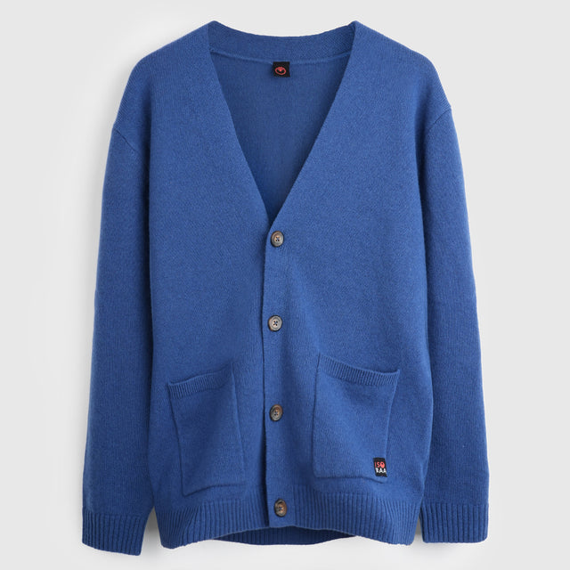 Cardigan en mérinos Mens Rove (Denim)