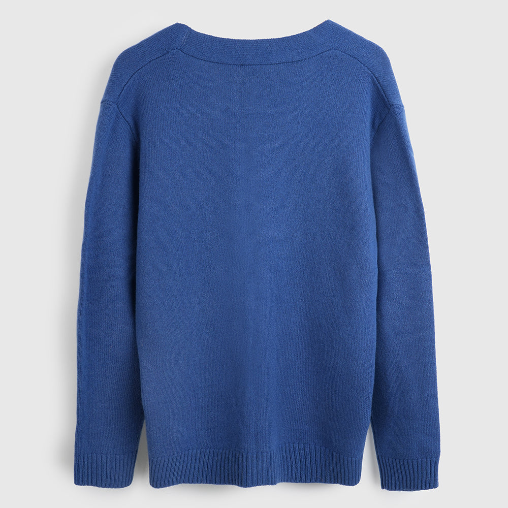 Cardigan en mérinos Mens Rove (Denim)
