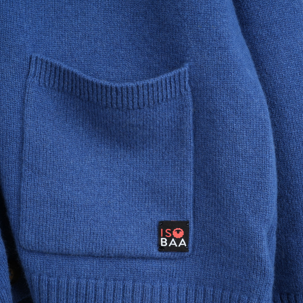 Cardigan en mérinos Mens Rove (Denim)