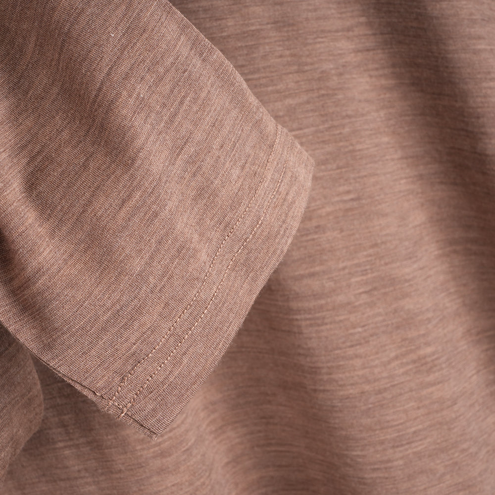 Mens Sketched Horizon Merino 150 LS Relaxed Tee (Bran)