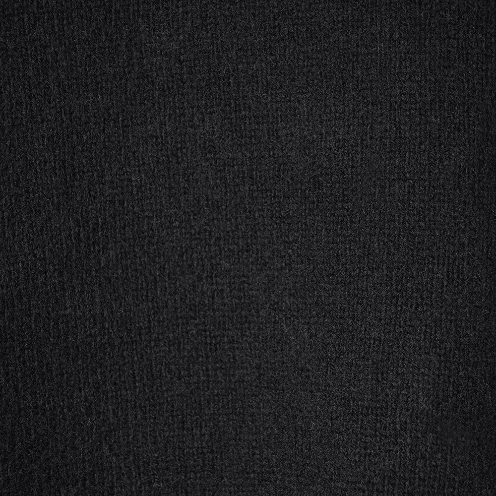 Homme Pull polo en mérinos Solace (Black)