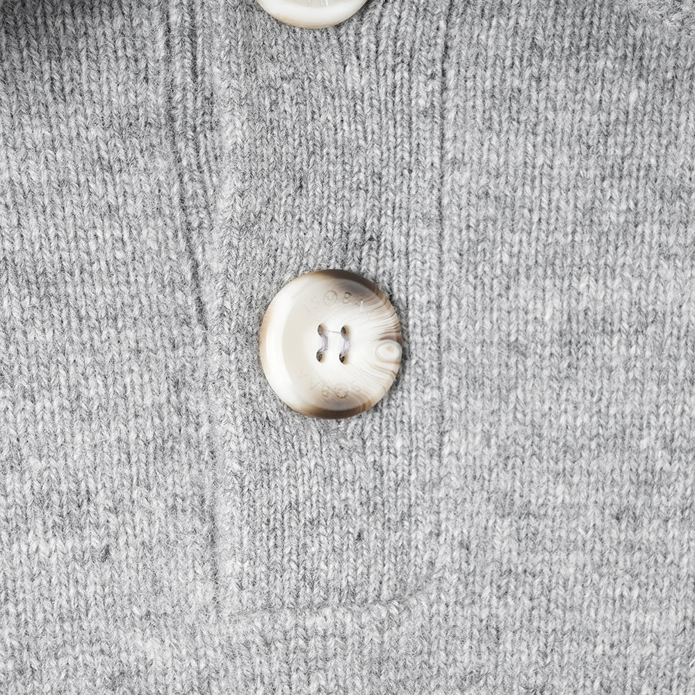 Homme Pull polo en mérinos Solace (Heather)