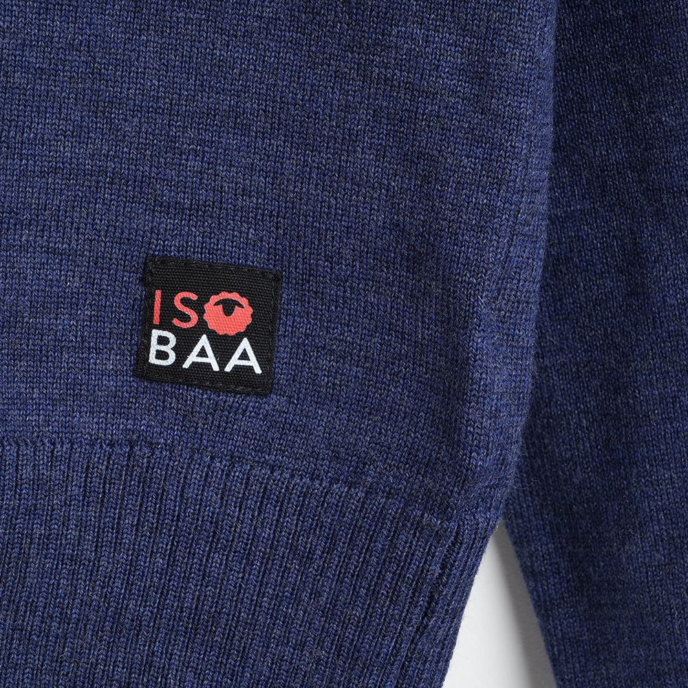 Herren Woolsey Merino Crew Sweater (Dark Denim/Denim)