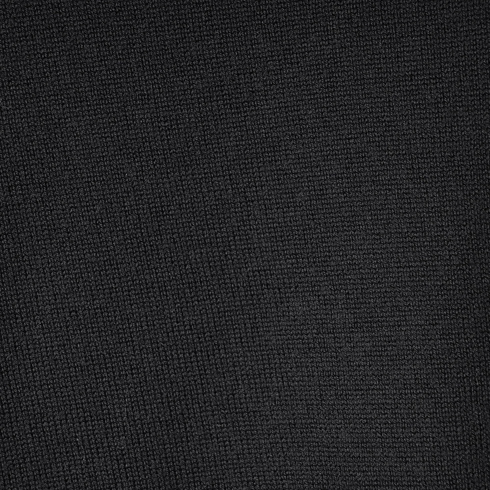 Homme Pull col V en mérinos Woolsey (Black)
