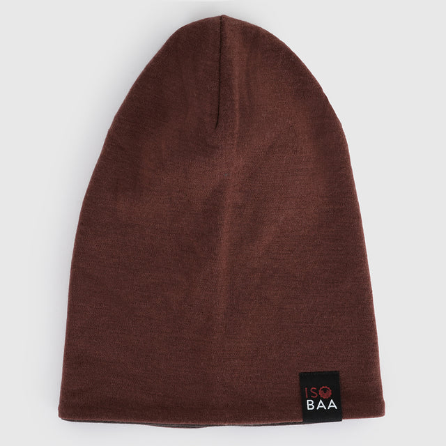 Merino 230 Beanie (Brown Stone)