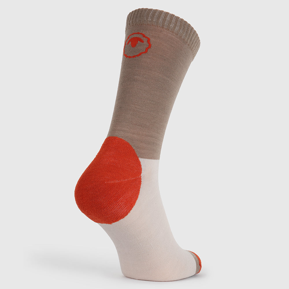 Merino Blend Everyday Socks (3 Pack - Truffle/Jute)