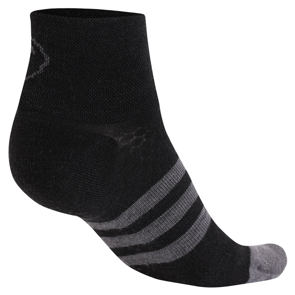 Mélange Mérinos Sports Socks (3 Pack - Black)