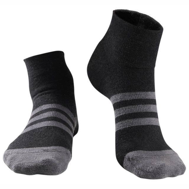 Mélange Mérinos Sports Socks (3 Pack - Black)