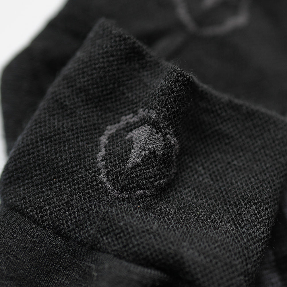 Mélange Mérinos Sports Socks (3 Pack - Black)