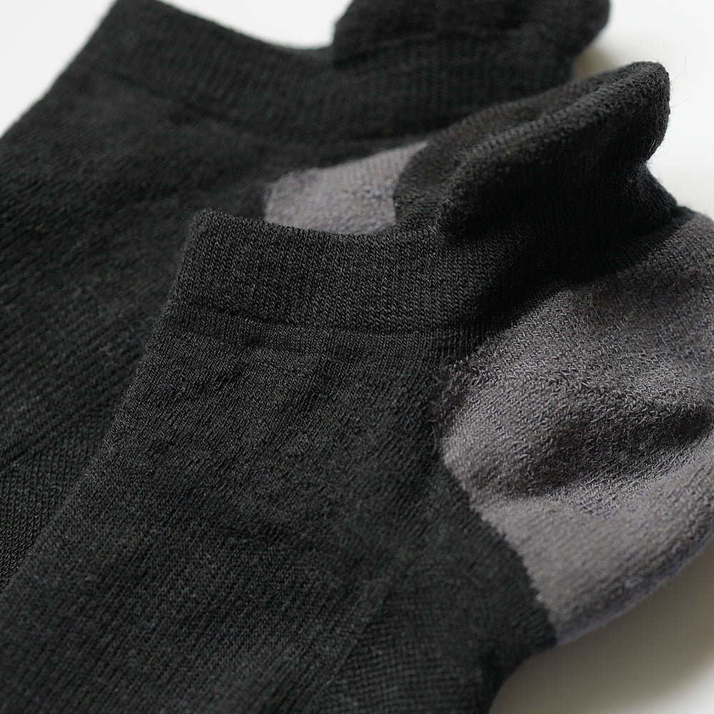 Merino Blend Trainer Socken (3 Pack - Black)