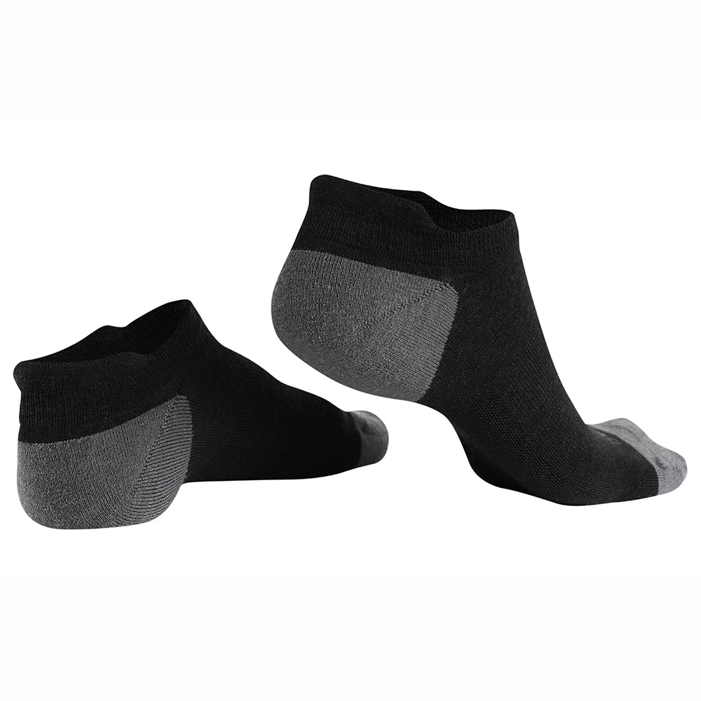 Merino Blend Trainer Socken (3 Pack - Black)